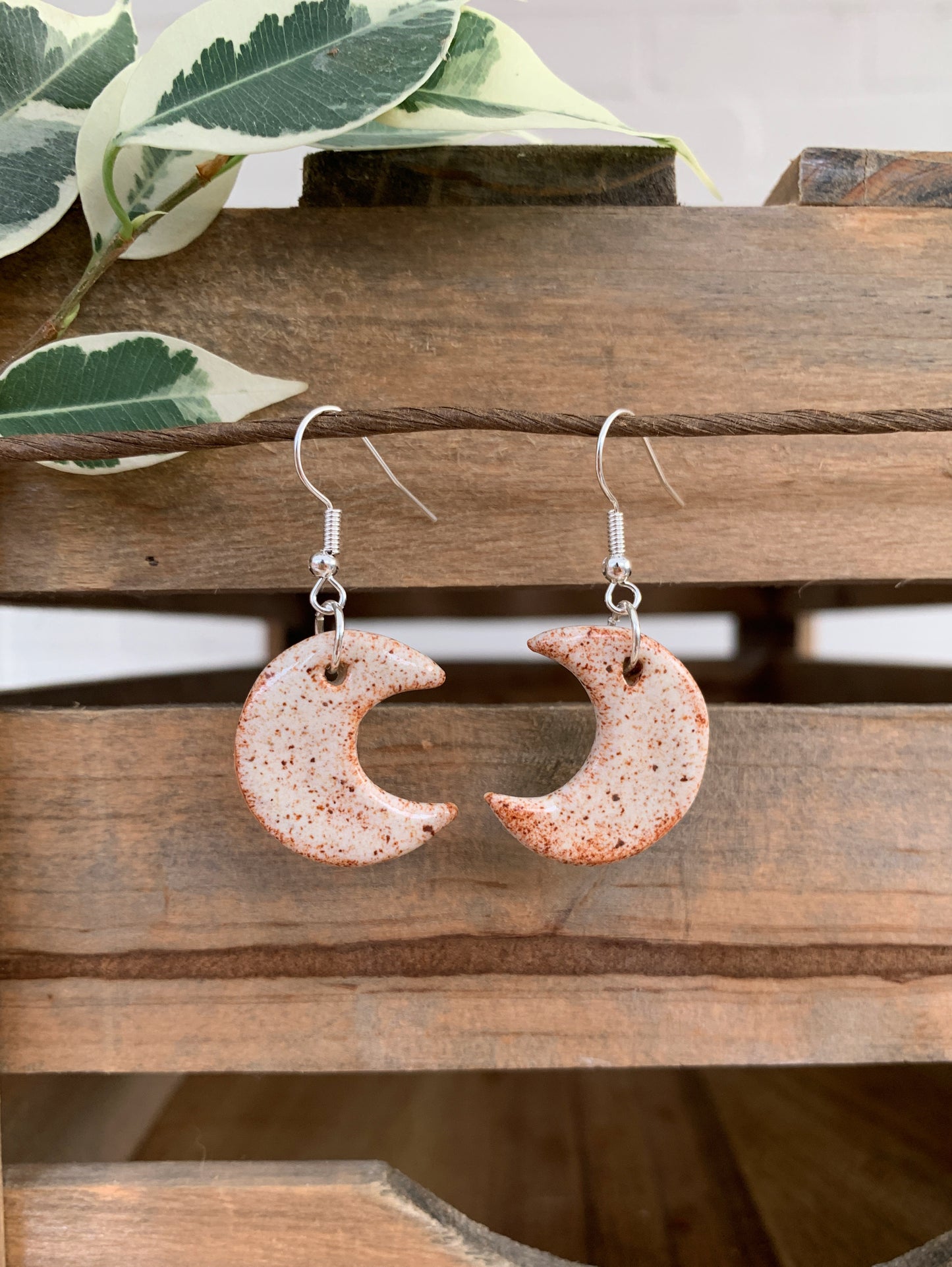 BRICK CRESCENT EARRINGS