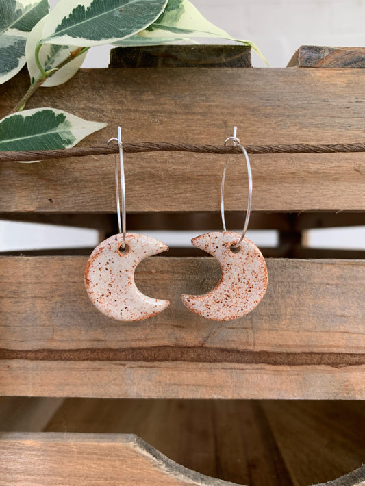 BRICK CRESCENT EARRINGS