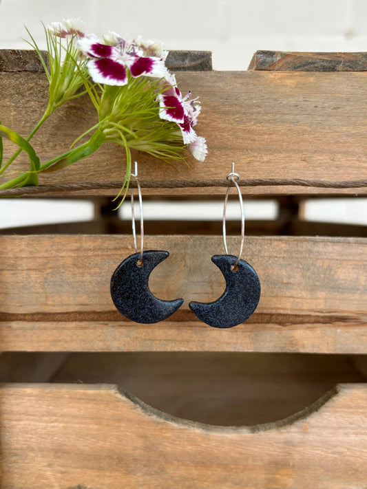 GRANITE CRESCENT EARRINGS
