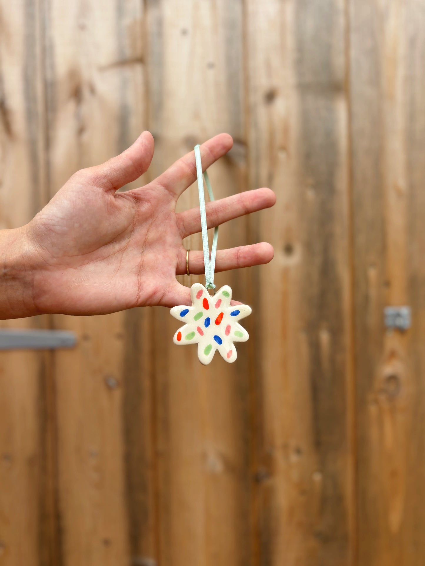 FLORAL HANGING CHARM