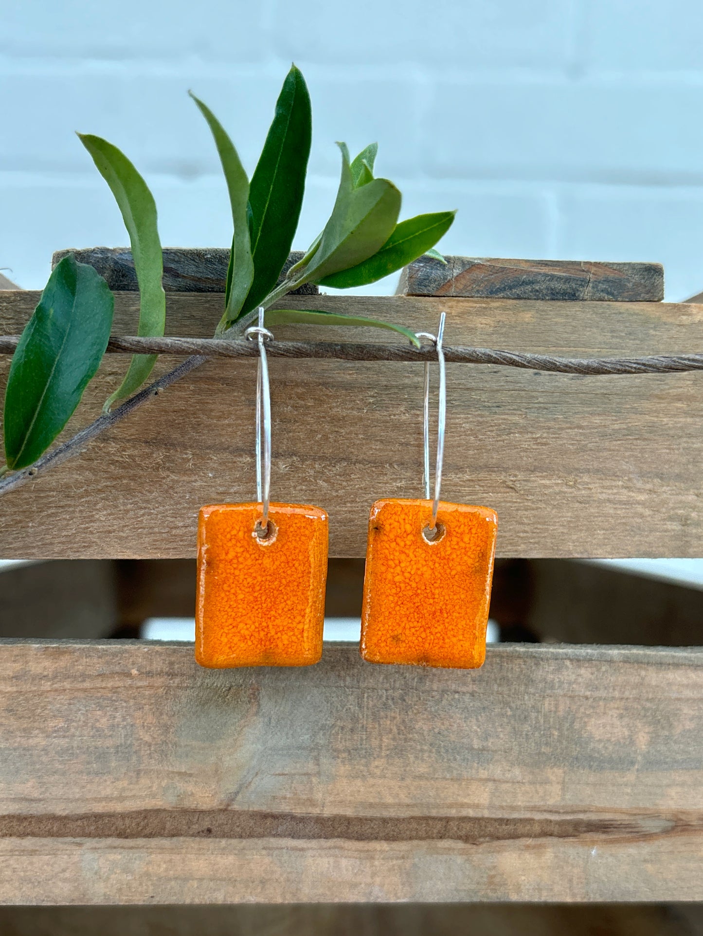 SATSUMA BLOC EARRINGS