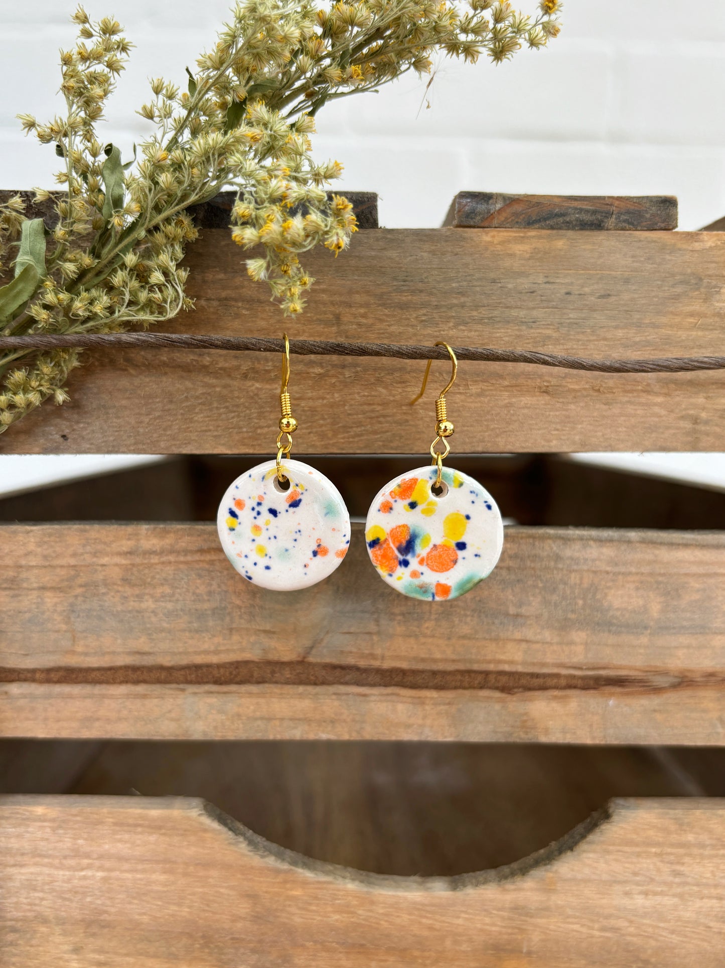 DISCO MOON EARRINGS (MEDIUM)
