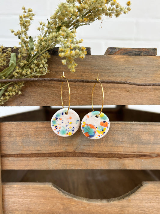 DISCO MOON EARRINGS (MEDIUM)