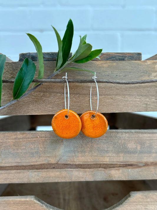 SATSUMA MOON EARRINGS (MEDIUM)