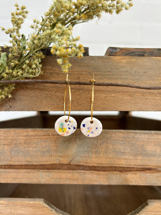 DISCO MOON EARRINGS (SMALL)