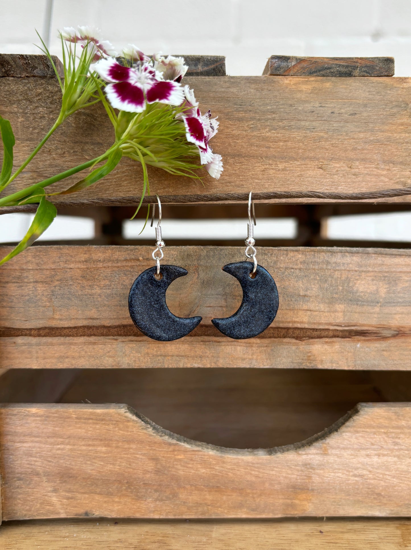 GRANITE CRESCENT EARRINGS