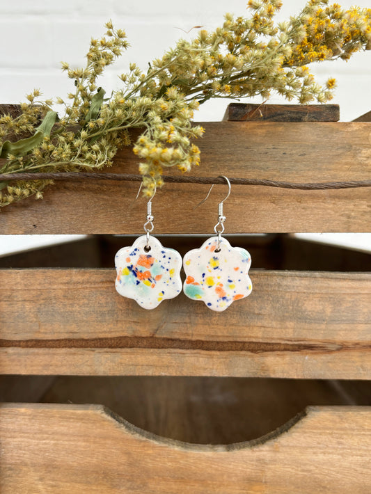 DISCO FLORAL EARRINGS