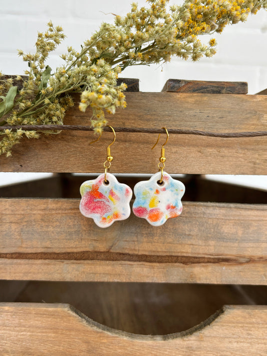 JELLY FLORAL EARRINGS