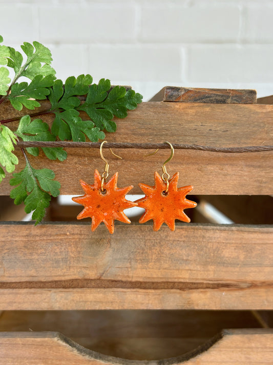 PUMPKIN SPIKE EARRINGS