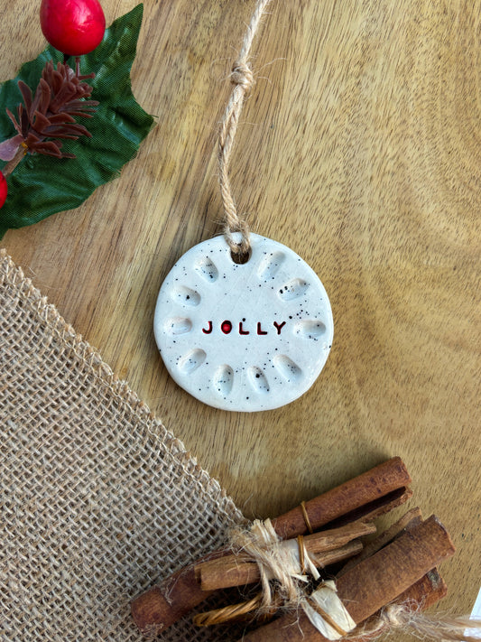 'JOLLY' HANGING DECORATION