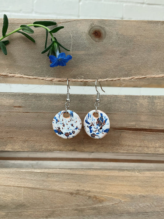 CONFETTI MOON EARRINGS (MEDIUM)