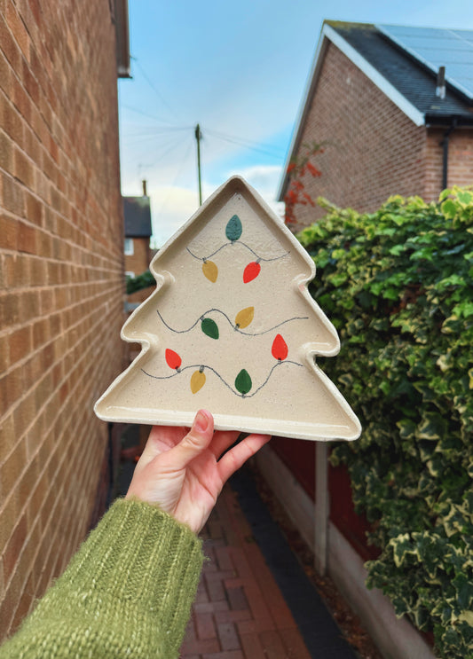HAND-PAINTED TREE DISHES