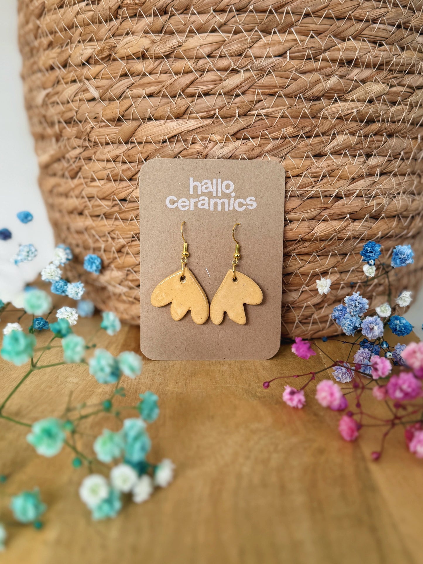 BUTTER TULIP EARRINGS