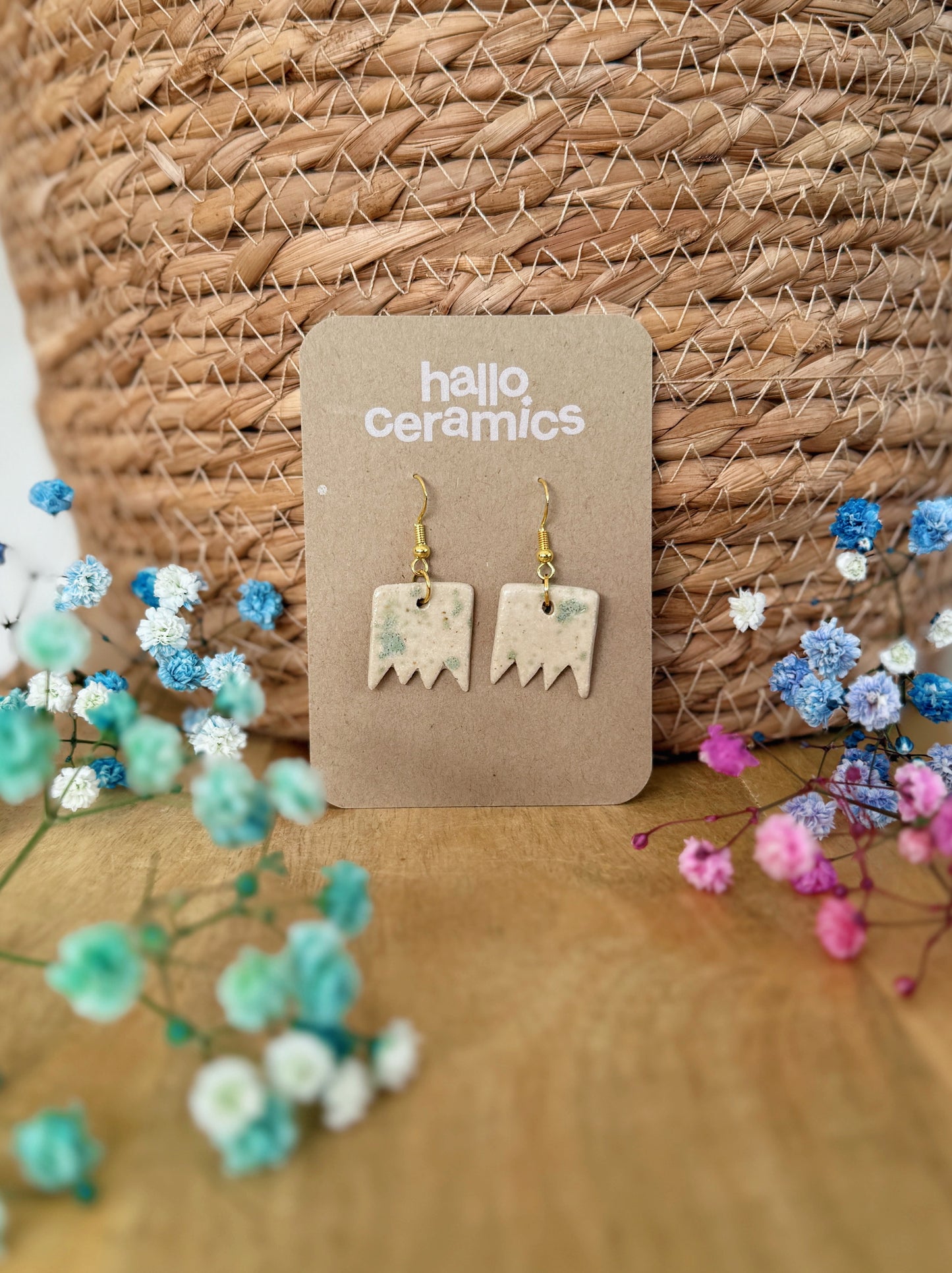 MOSS CROWN EARRINGS