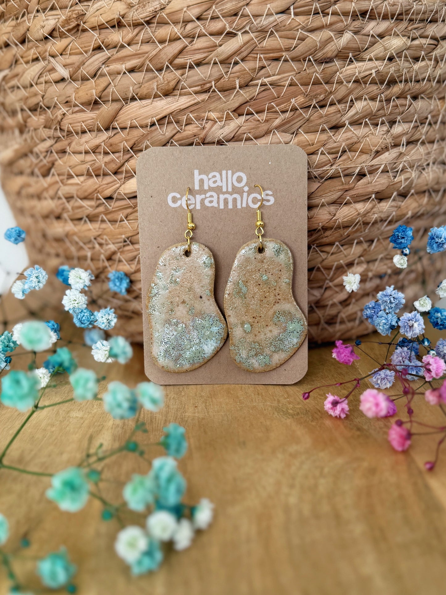 MOSS PUDDLE EARRINGS