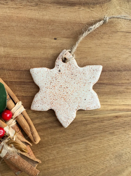 SNOWFLAKE HANGING DECORATION (4 COLOURS)