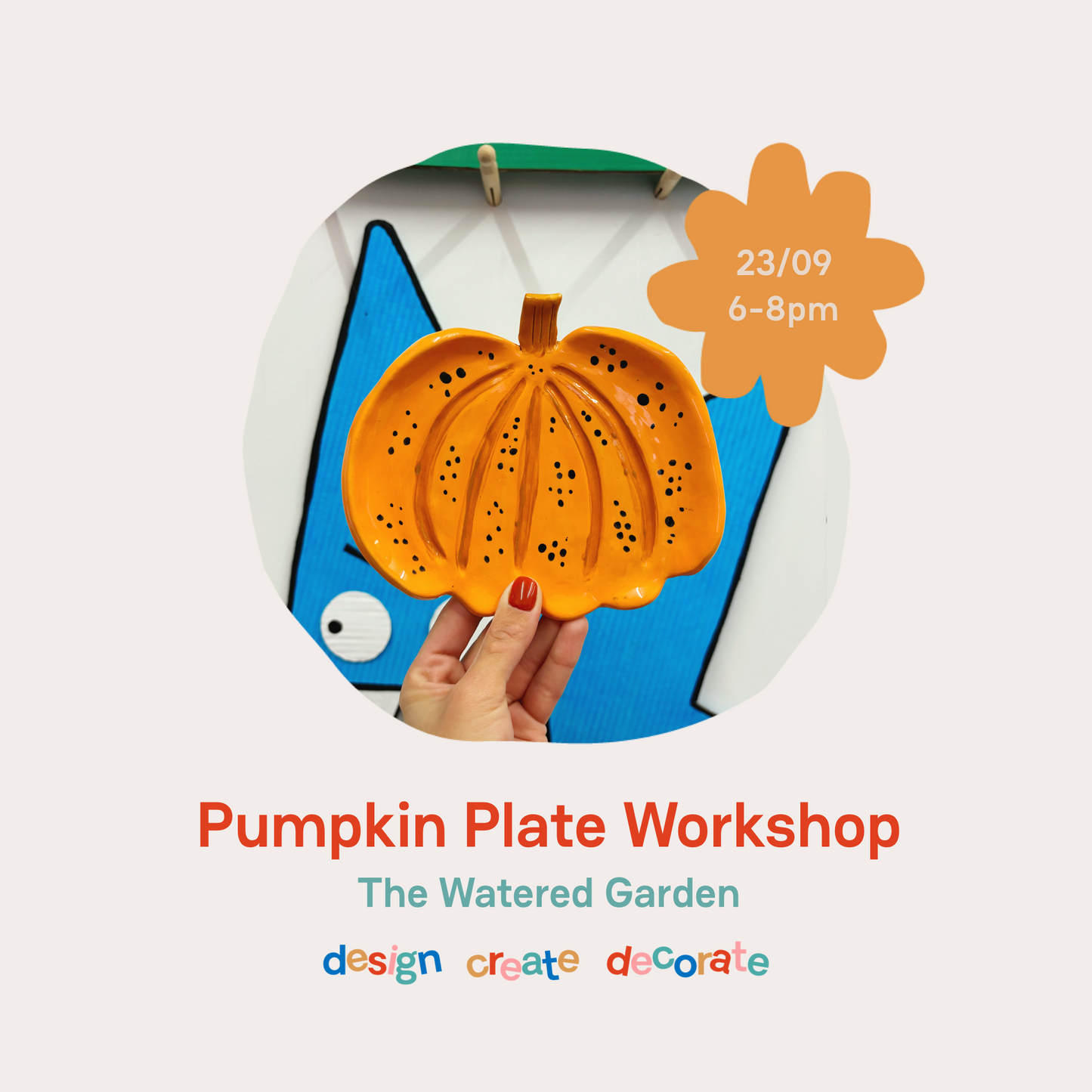 PUMPKIN PLATE WORKSHOP: 23/09/26