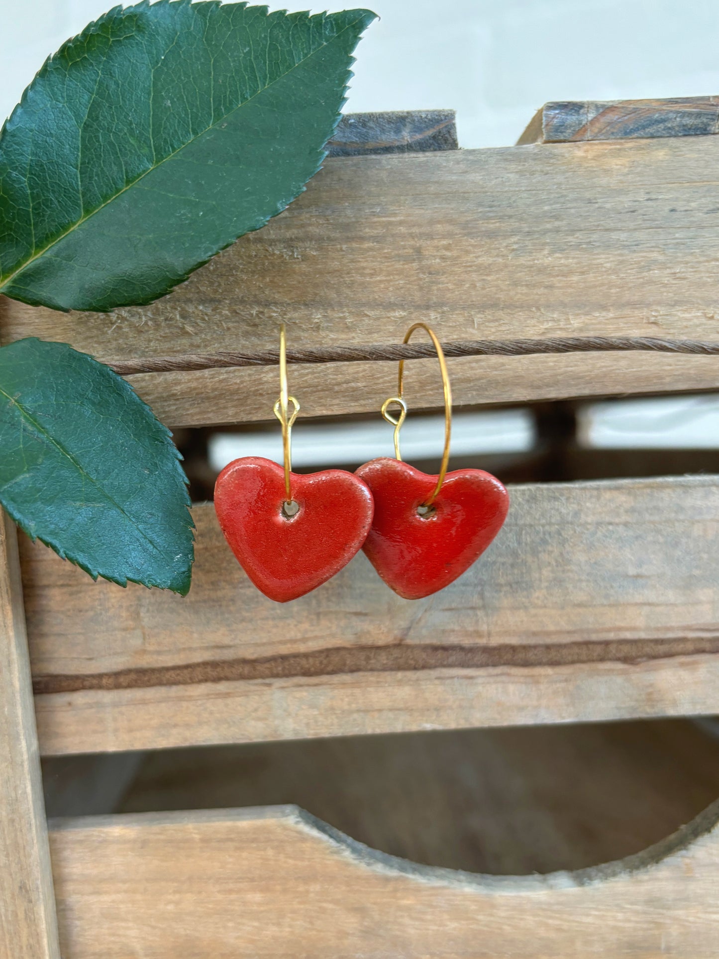 OX HEART EARRINGS