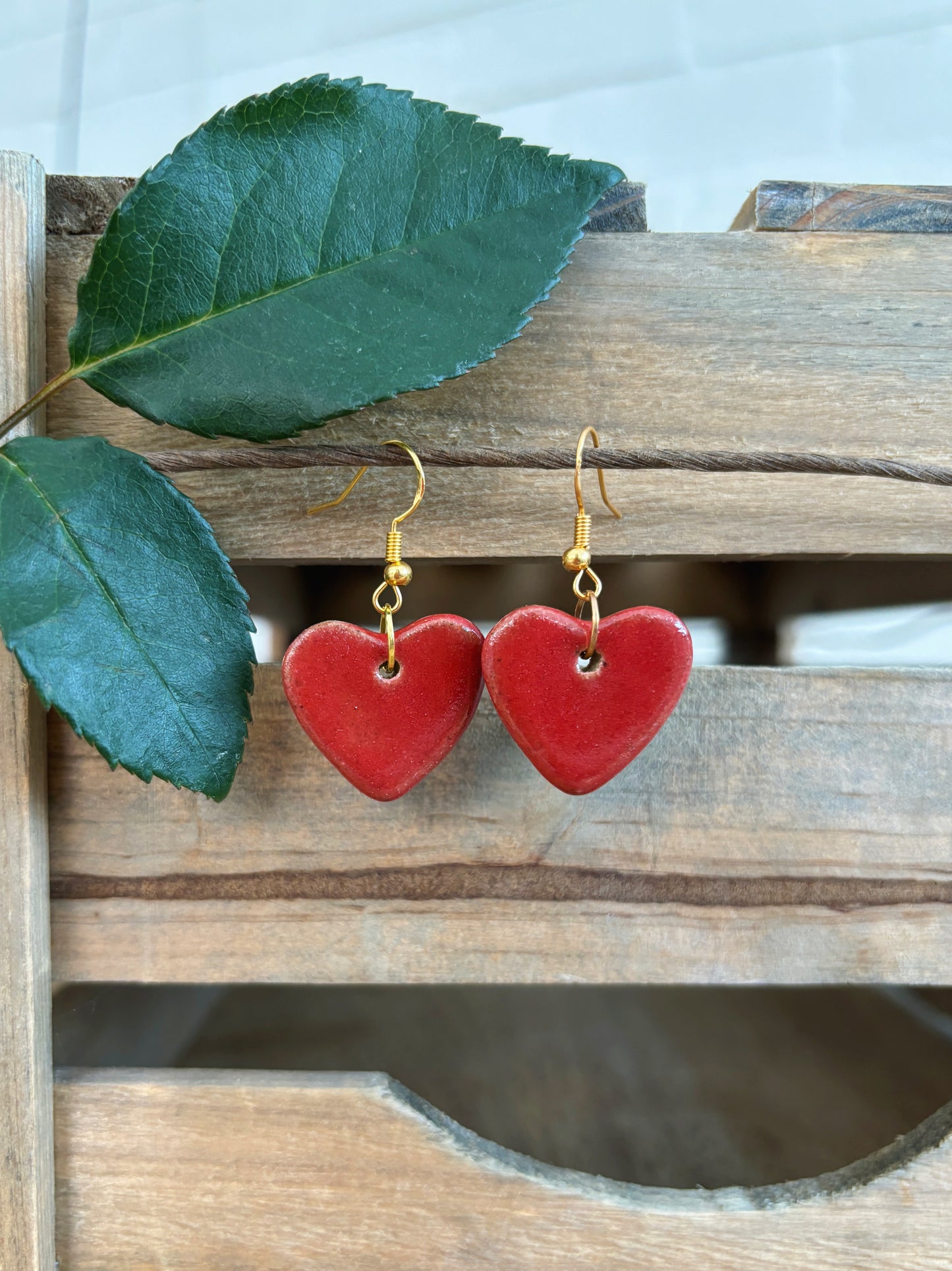 OX HEART EARRINGS