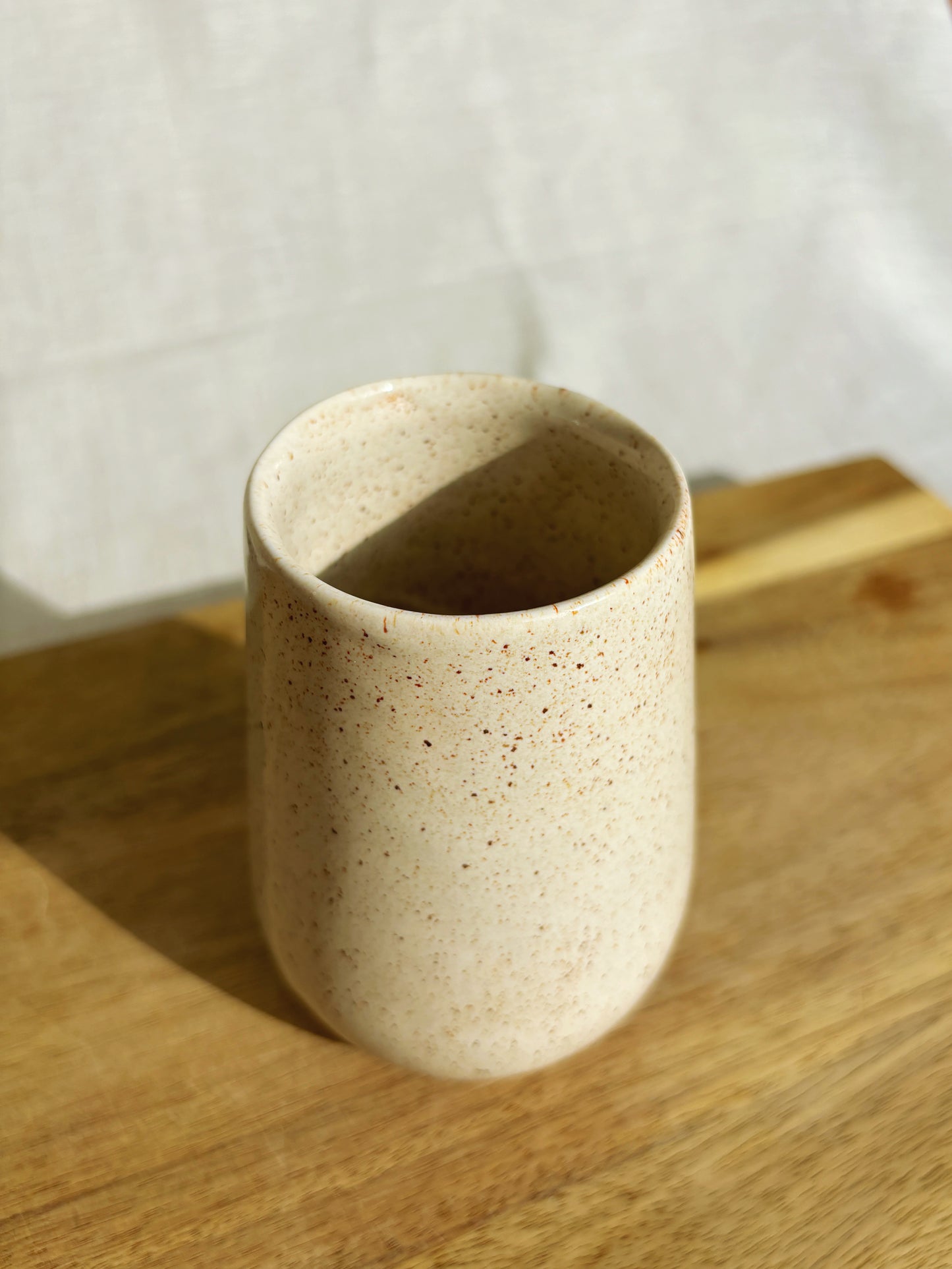 BRICK HANDLELESS MUG/POT