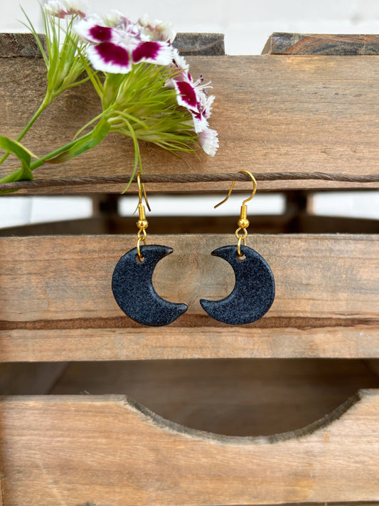 GRANITE CRESCENT EARRINGS