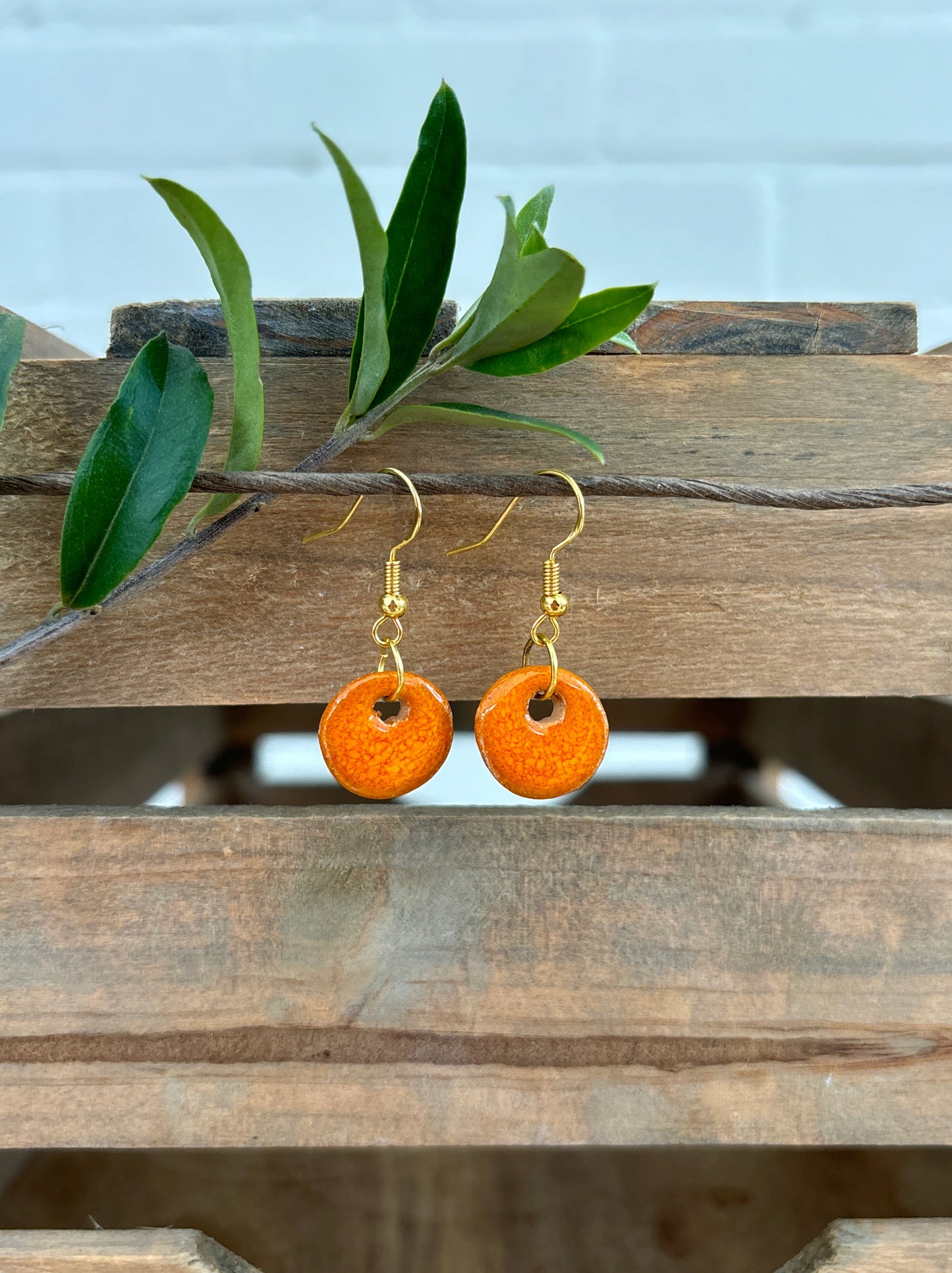 SATSUMA MOON EARRINGS (SMALL)