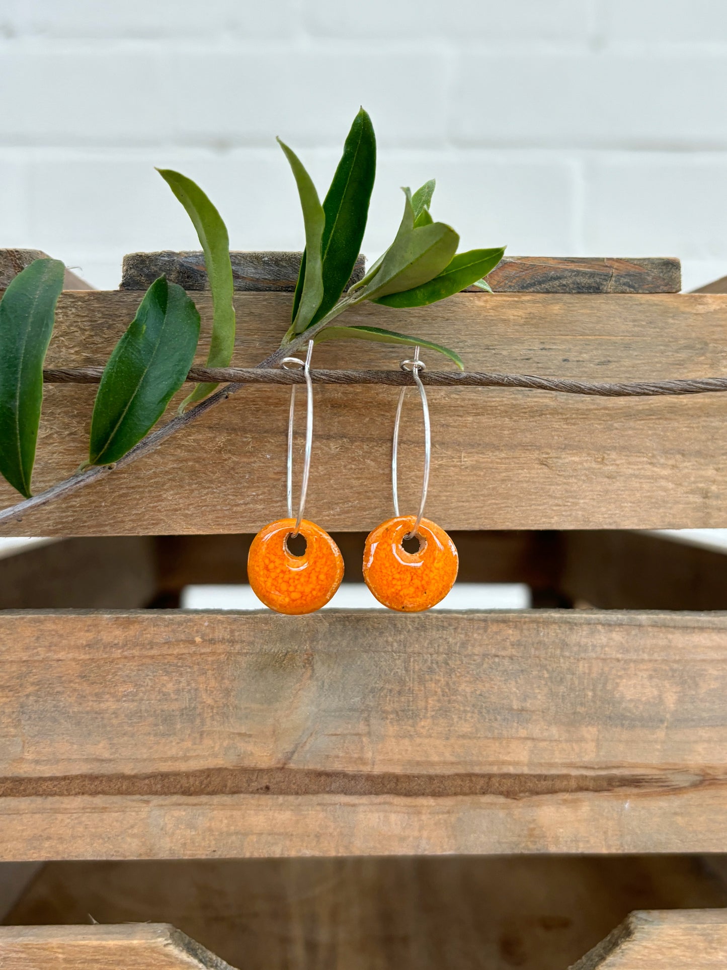 SATSUMA MOON EARRINGS (SMALL)