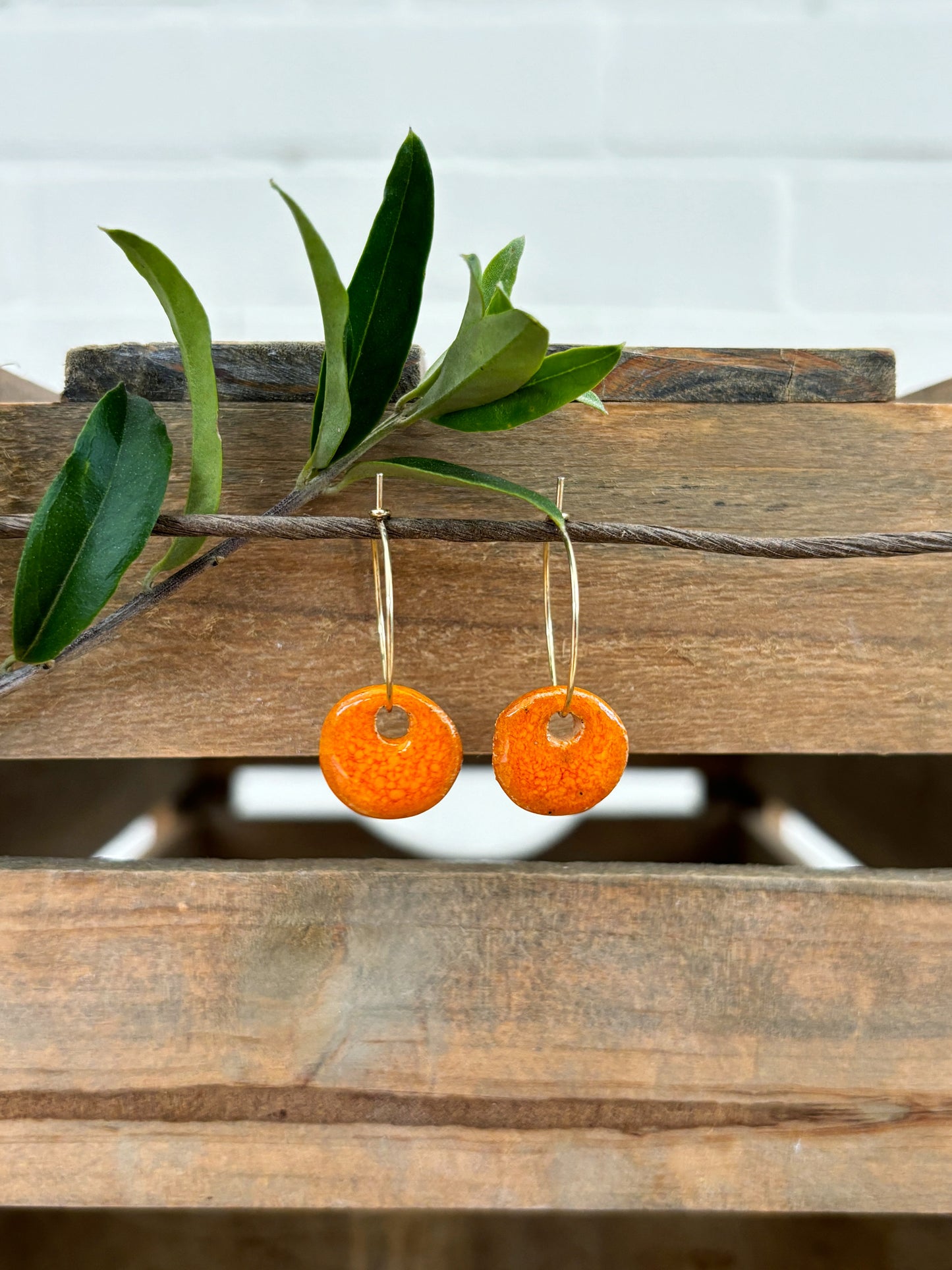 SATSUMA MOON EARRINGS (SMALL)