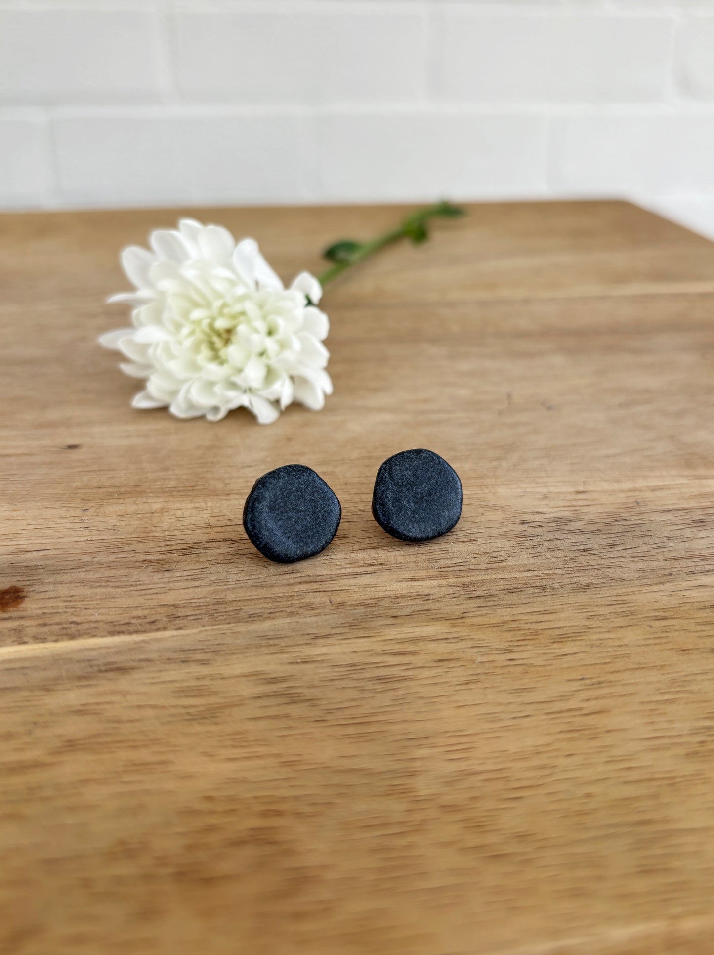 GRANITE MOON STUDS (SMALL)