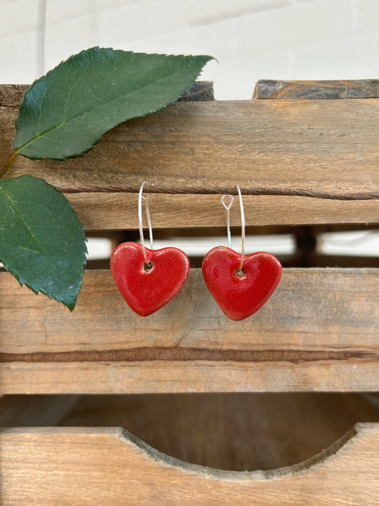 OX HEART EARRINGS