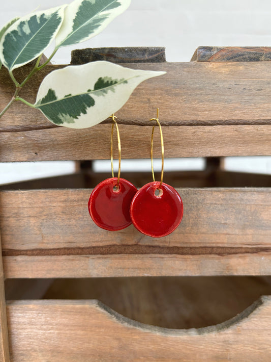 OX MOON EARRINGS (MEDIUM)