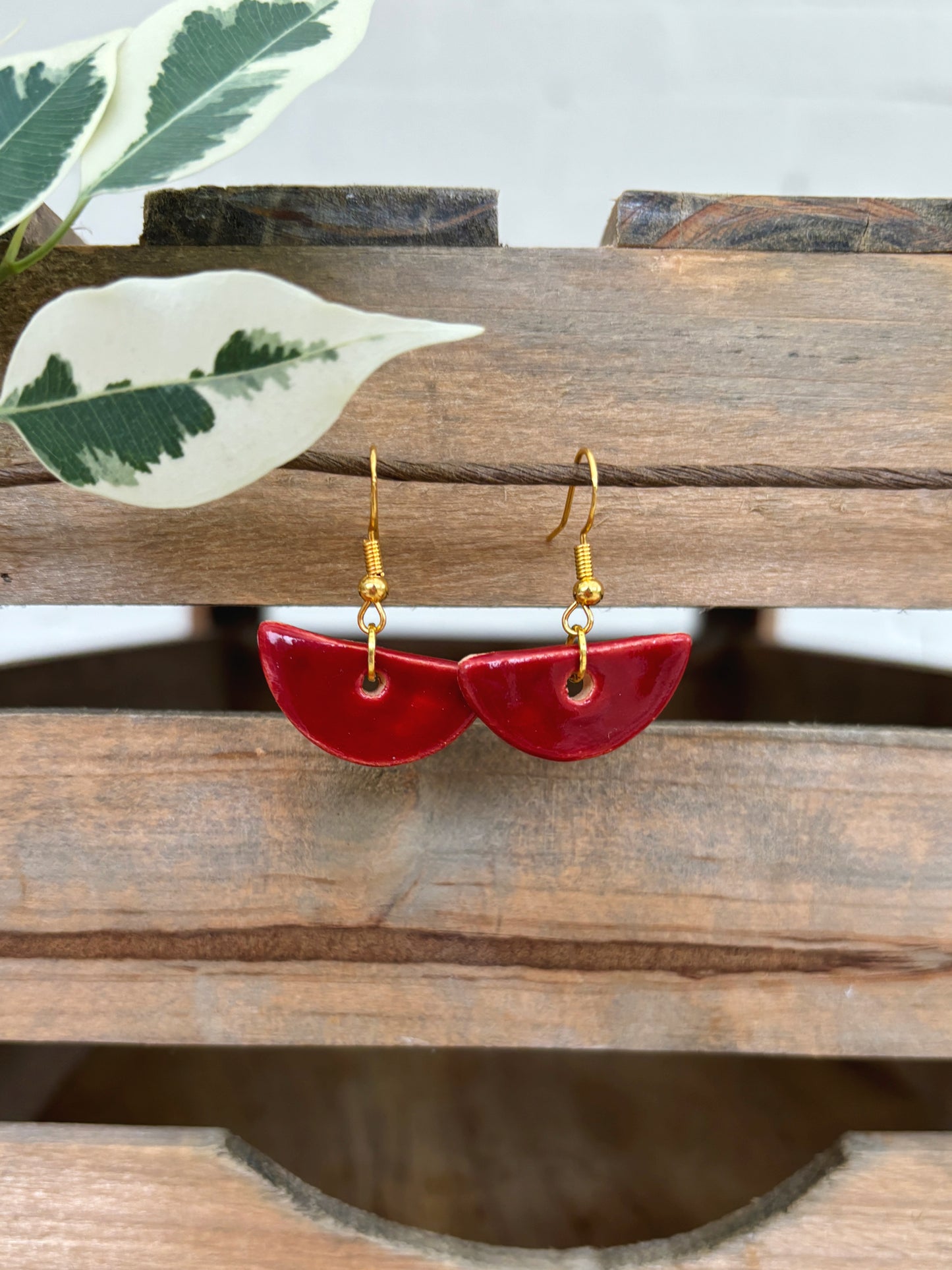 OX HALF MOON EARRINGS