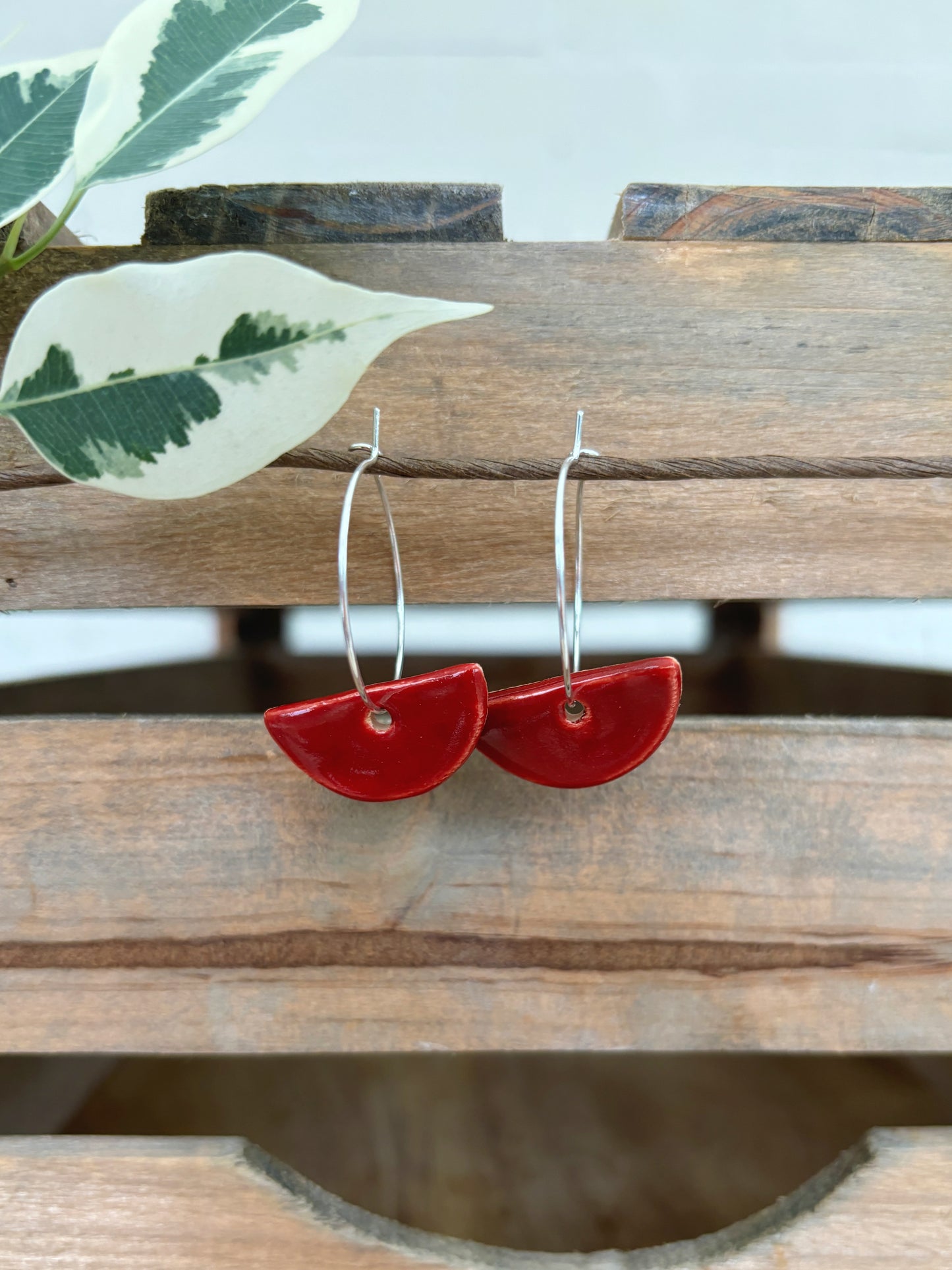 OX HALF MOON EARRINGS