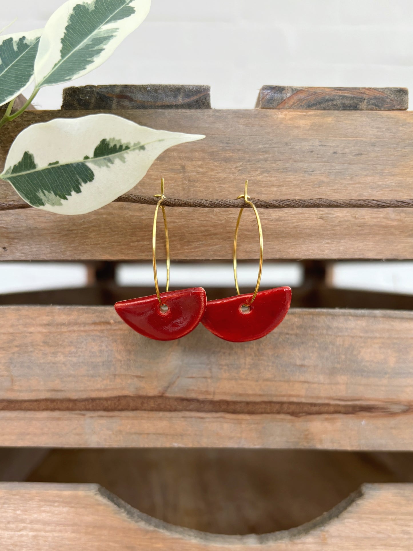 OX HALF MOON EARRINGS