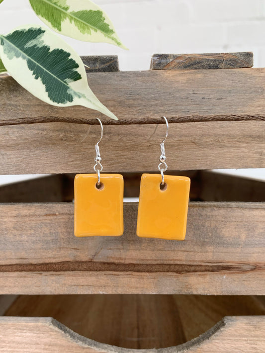 YOLK BLOC EARRINGS