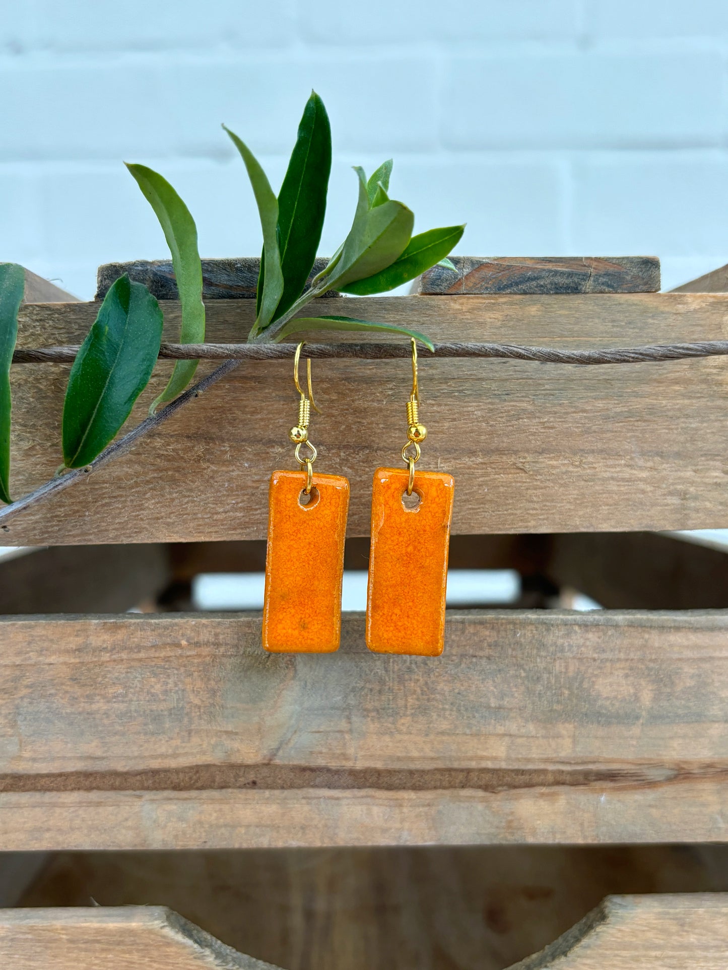 SATSUMA PADDLE EARRINGS