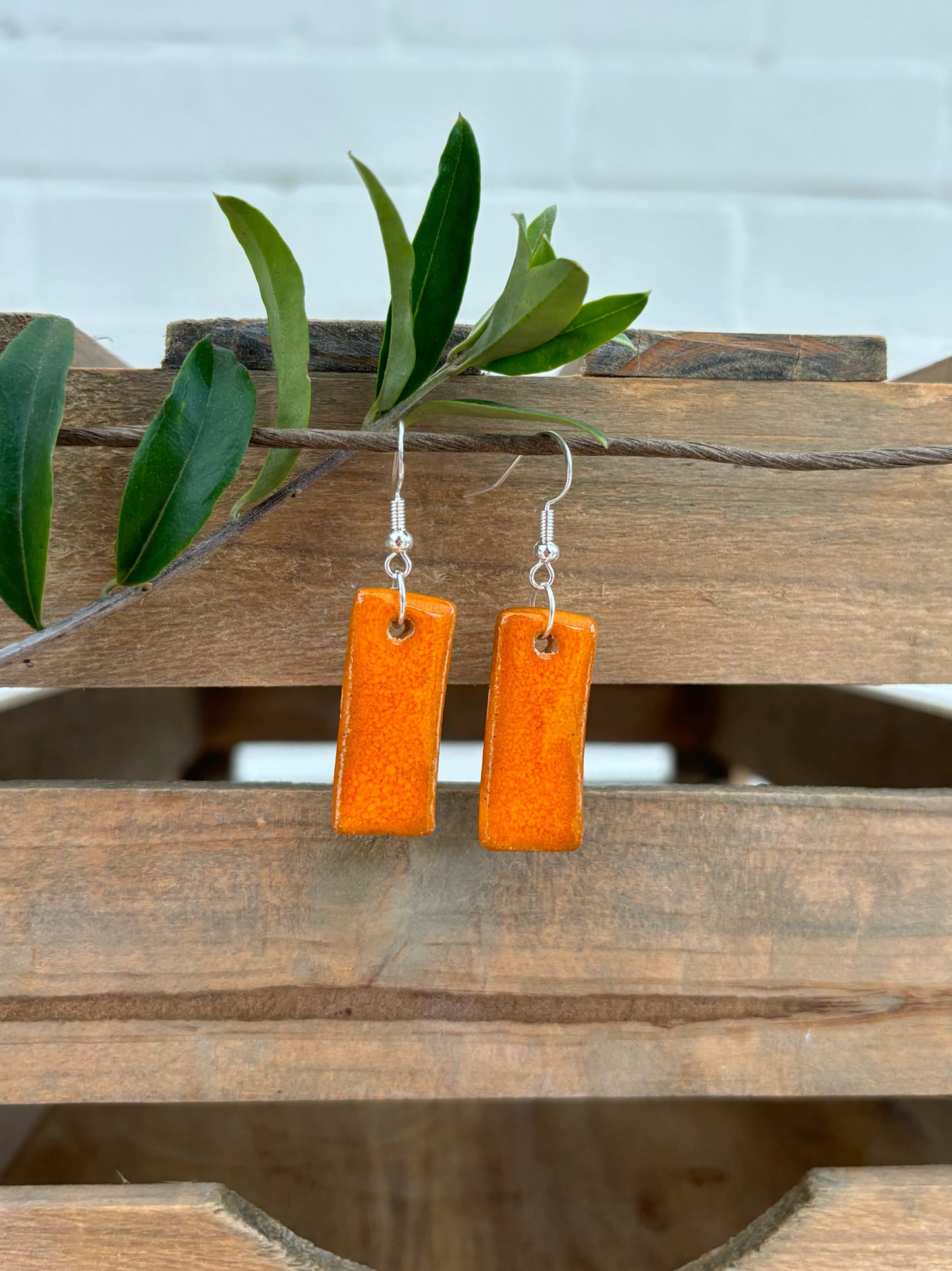 SATSUMA PADDLE EARRINGS