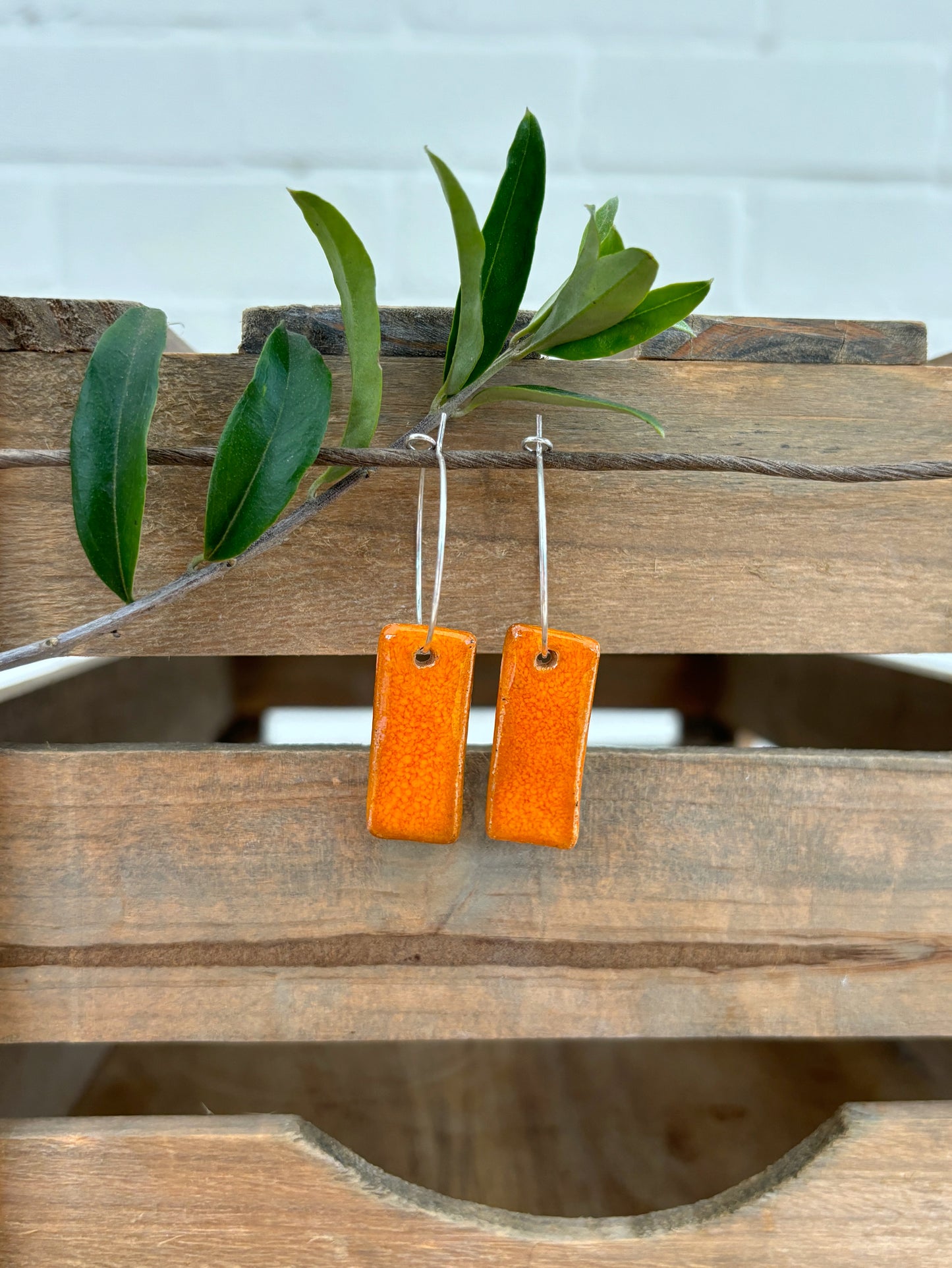 SATSUMA PADDLE EARRINGS