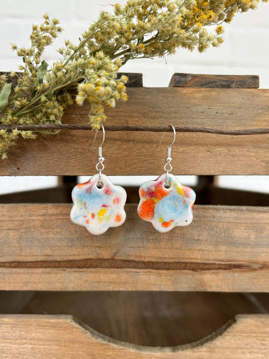 JELLY FLORAL EARRINGS