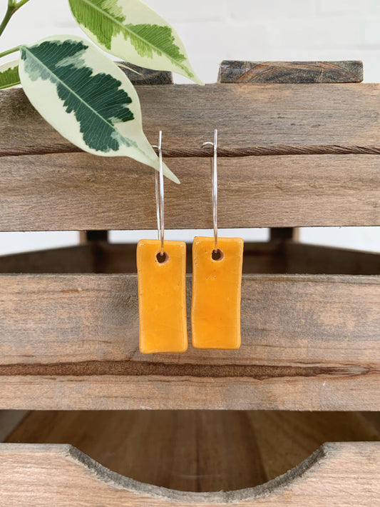 YOLK PADDLE EARRINGS