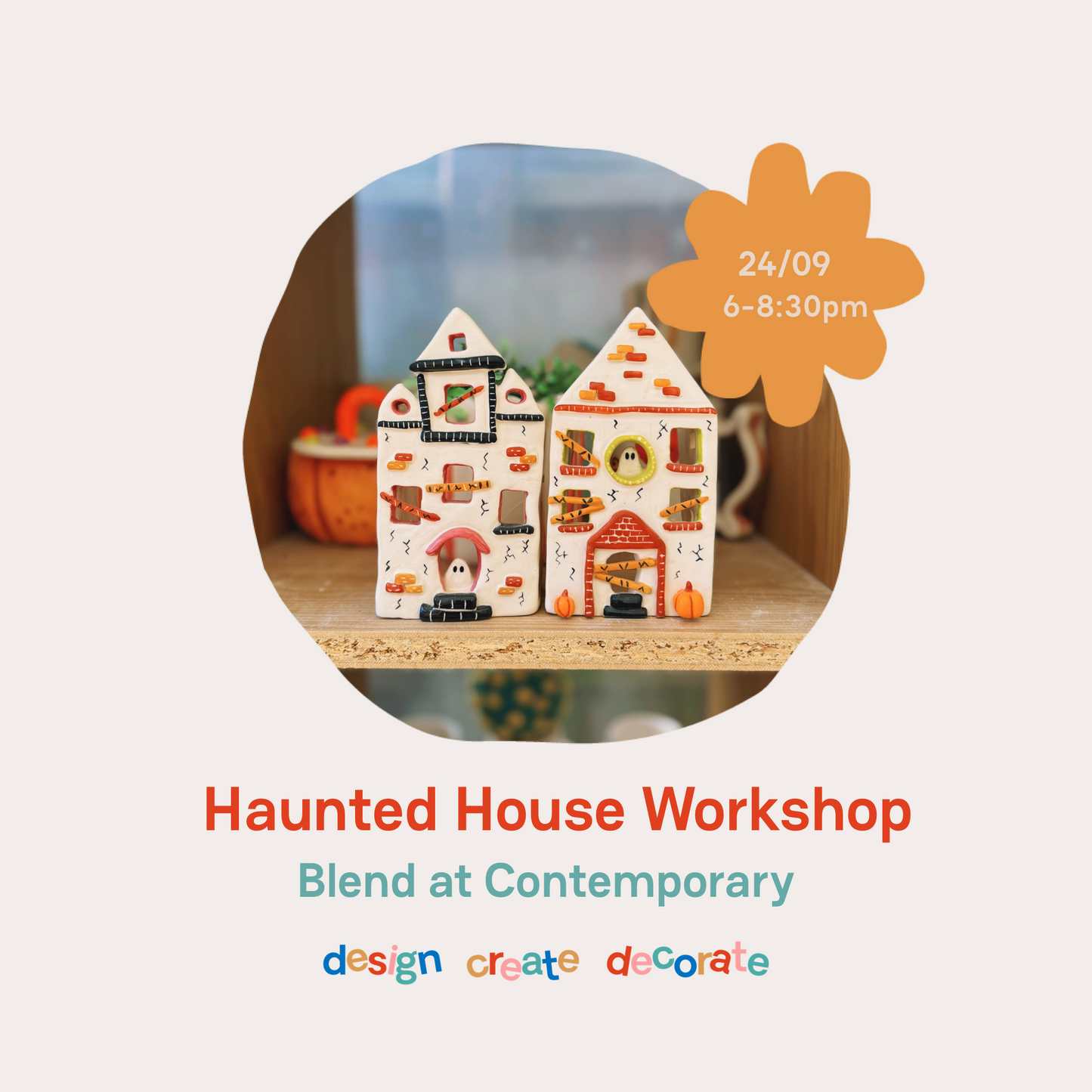 HAUNTED TEA LIGHT HOUSE WORKSHOP: 24/09/26