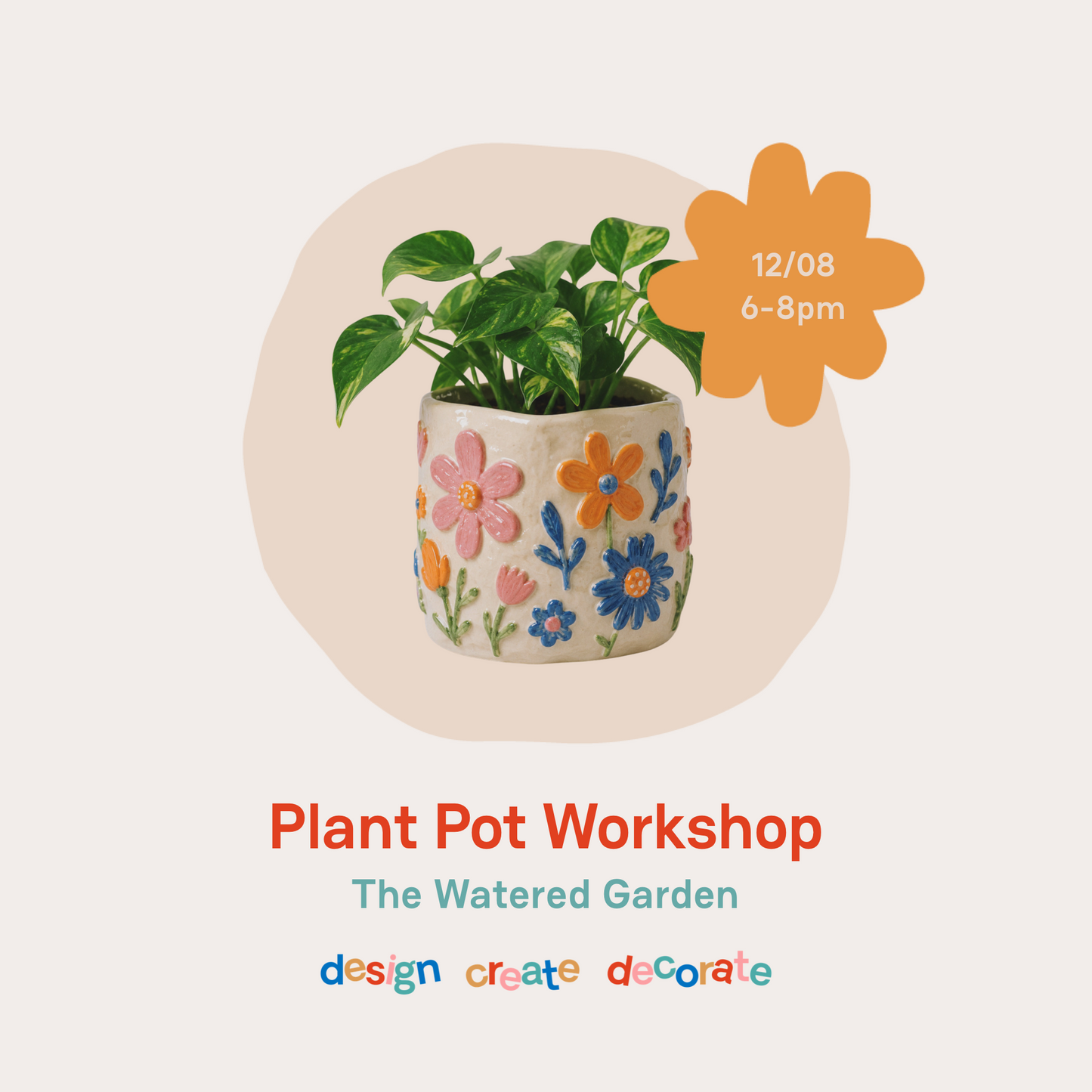 PLANT POT WORKSHOP: 12/08/26