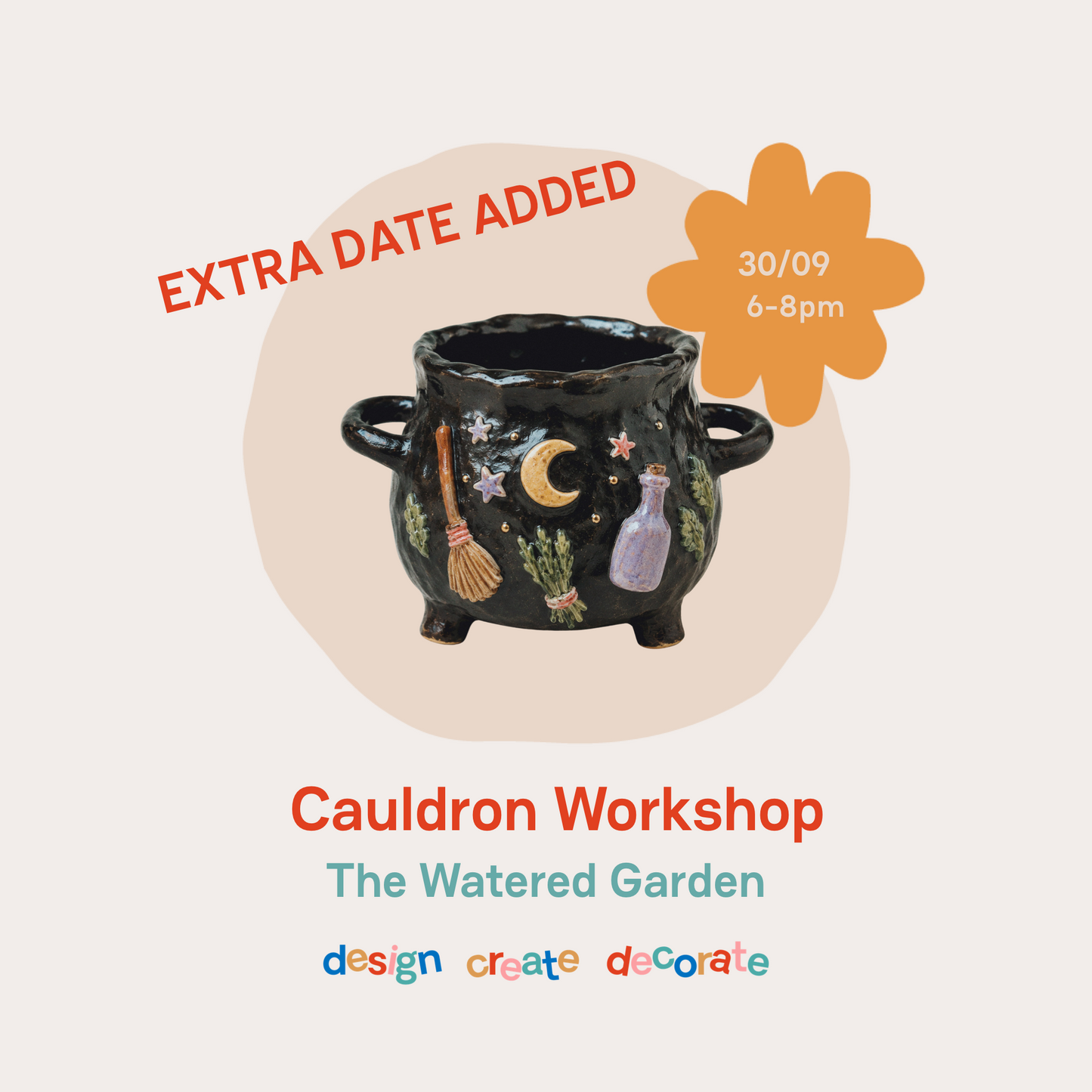 CAULDRON WORKSHOP: 30/09/26 EXTRA DATE
