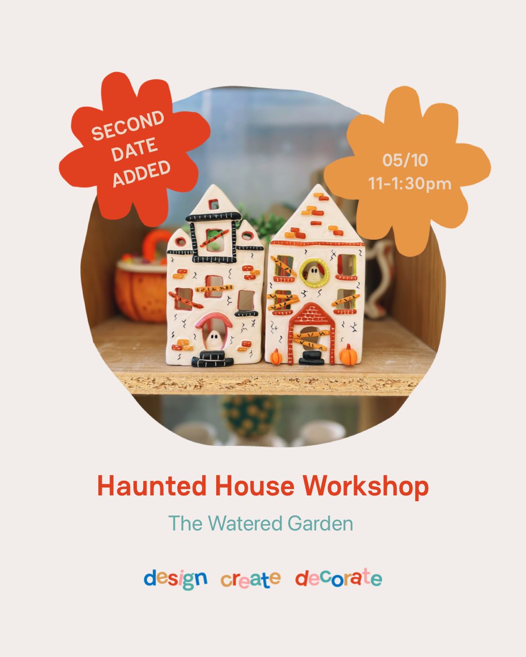 HAUNTED TEA LIGHT HOUSE WORKSHOP: 05/10/25 EXTRA DATE ADDED
