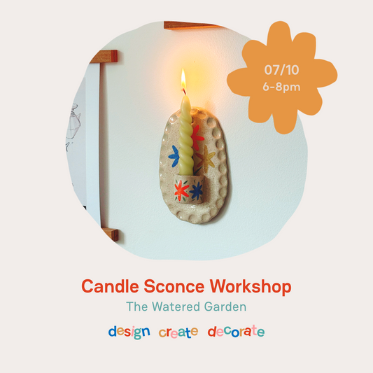 CANDLE SCONCE WORKSHOP: 07/10/26