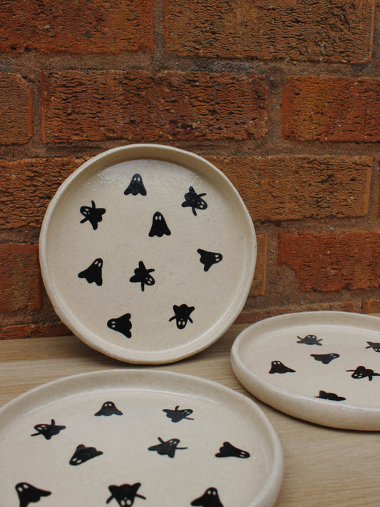 Hand-painted Ghostie Plates