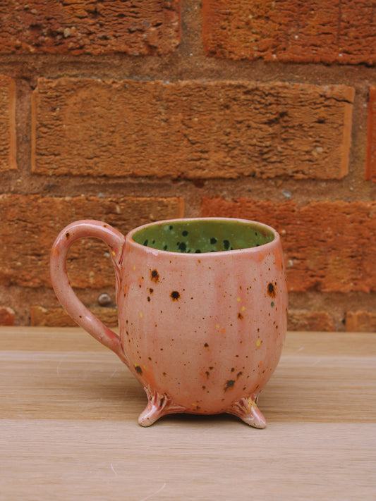 Cauldron Mugs - Pink & Green