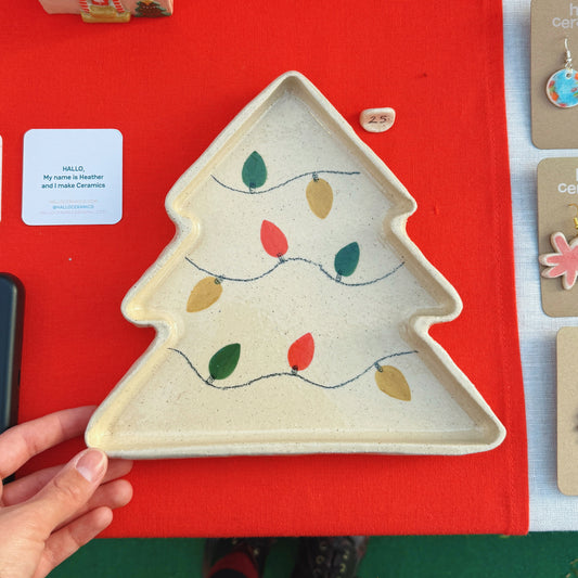 HAND-PAINTED TREE DISHES