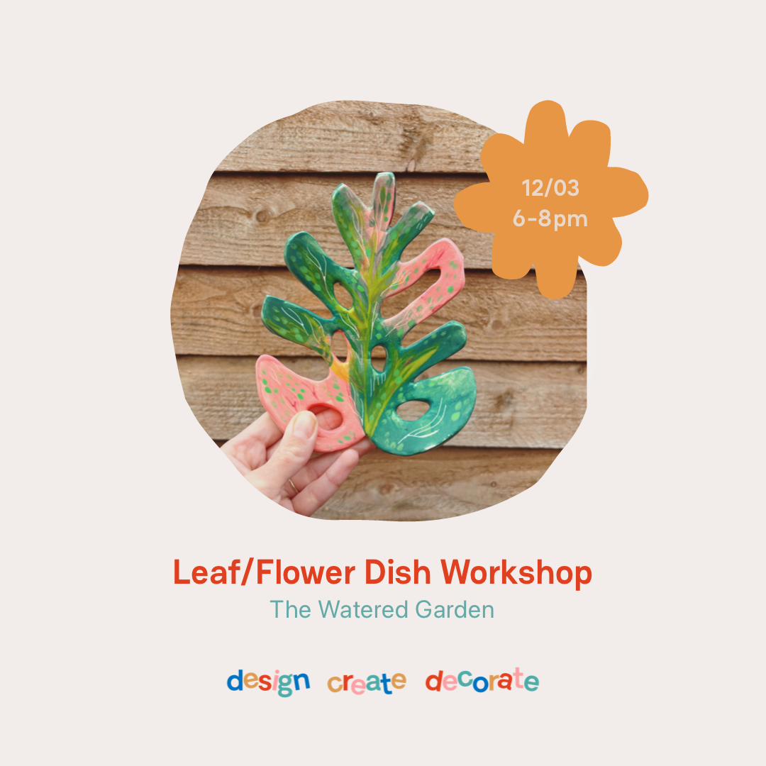 LEAF/FLOWER DISH WORKSHOP: 12/03/25