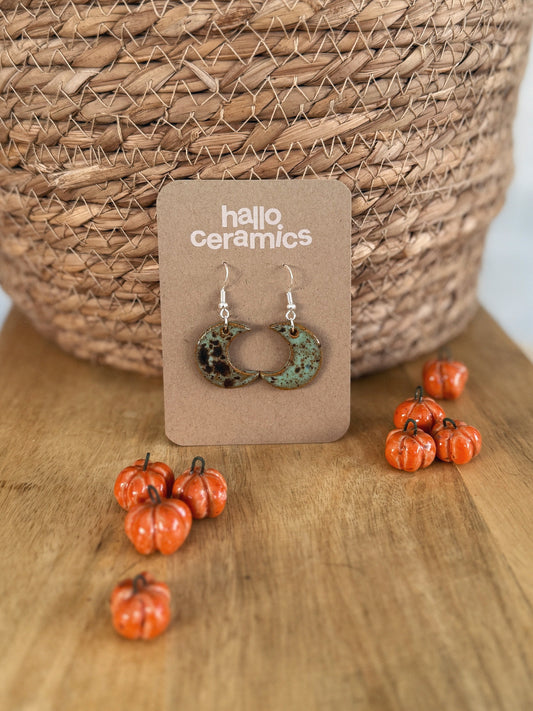 QUAIL CRESCENT EARRINGS
